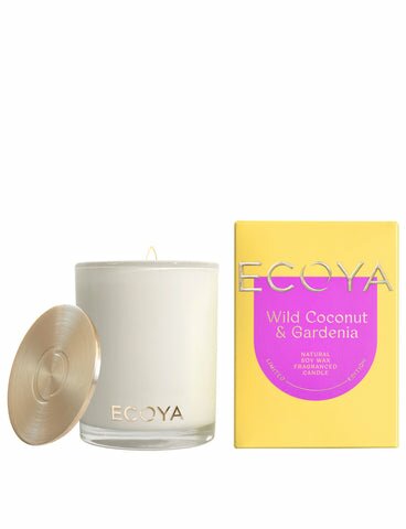 ECOYA Sensory Escapes: Wild Coconut & Gardenia Madison Candle 400g