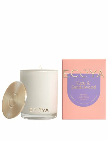 ECOYA Sensory Escapes: Yuzu & Sandalwood Madison Candle 400g